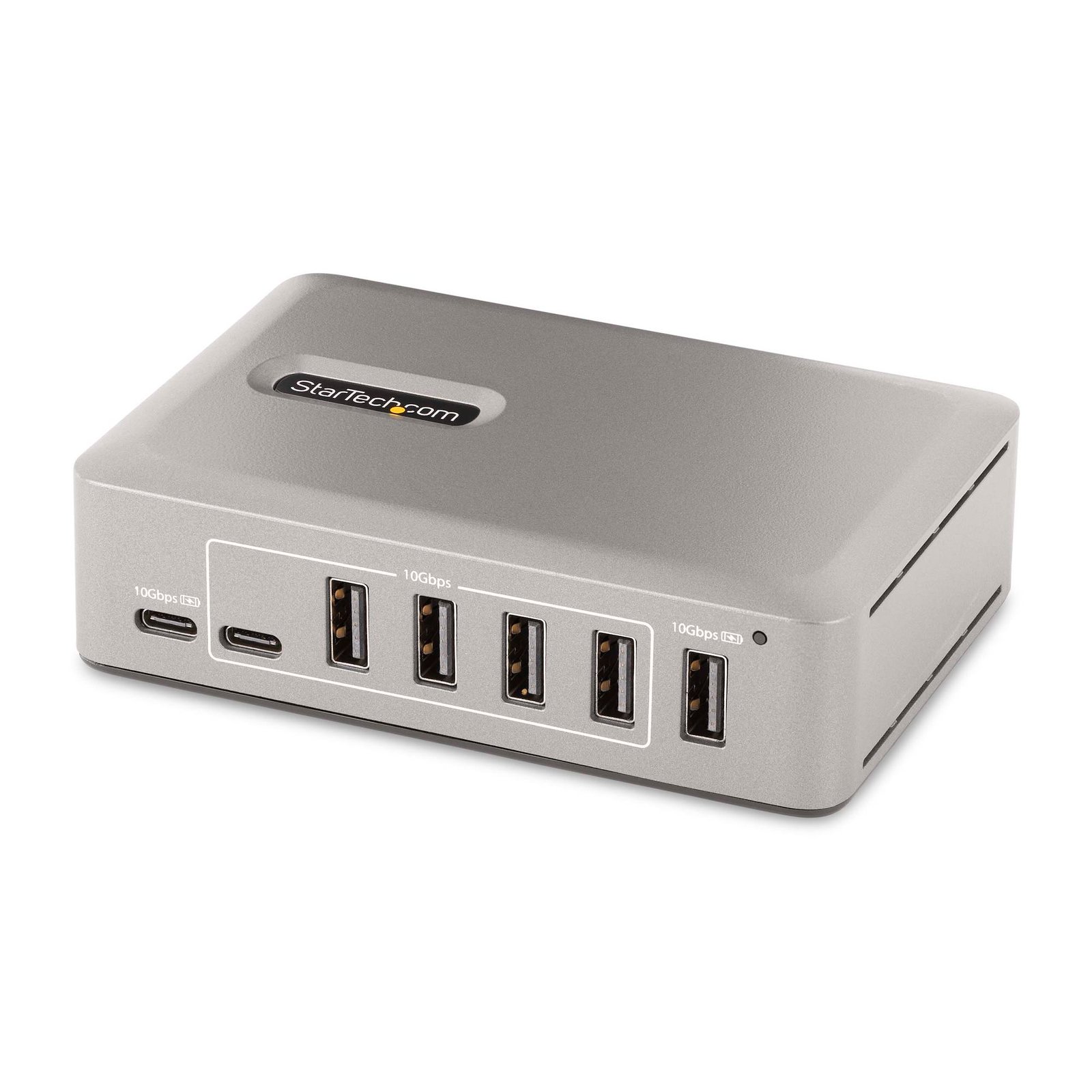 10-Port USB-C Hub - 8x USB-A/2x USB-C - Self-Powered w/65W Power Supply - USB 3.1 10Gbps - Desktop/Laptop USB Hub w/USB-IF Certified 3ft
