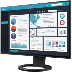 EIZO FlexScan EV2495FX-BK 24.1" 16:10 Docking IPS Monitor with FlexStand (Black)