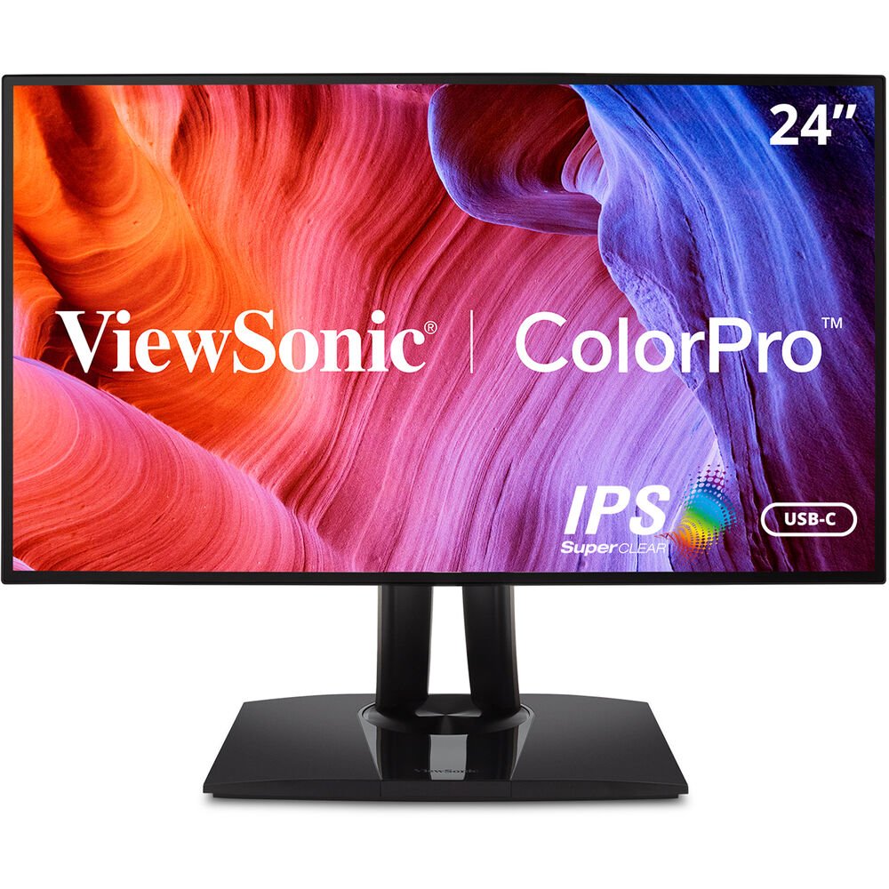 ViewSonic VP2468a 23.8" 16:9 IPS Monitor with USB Type-C Docking