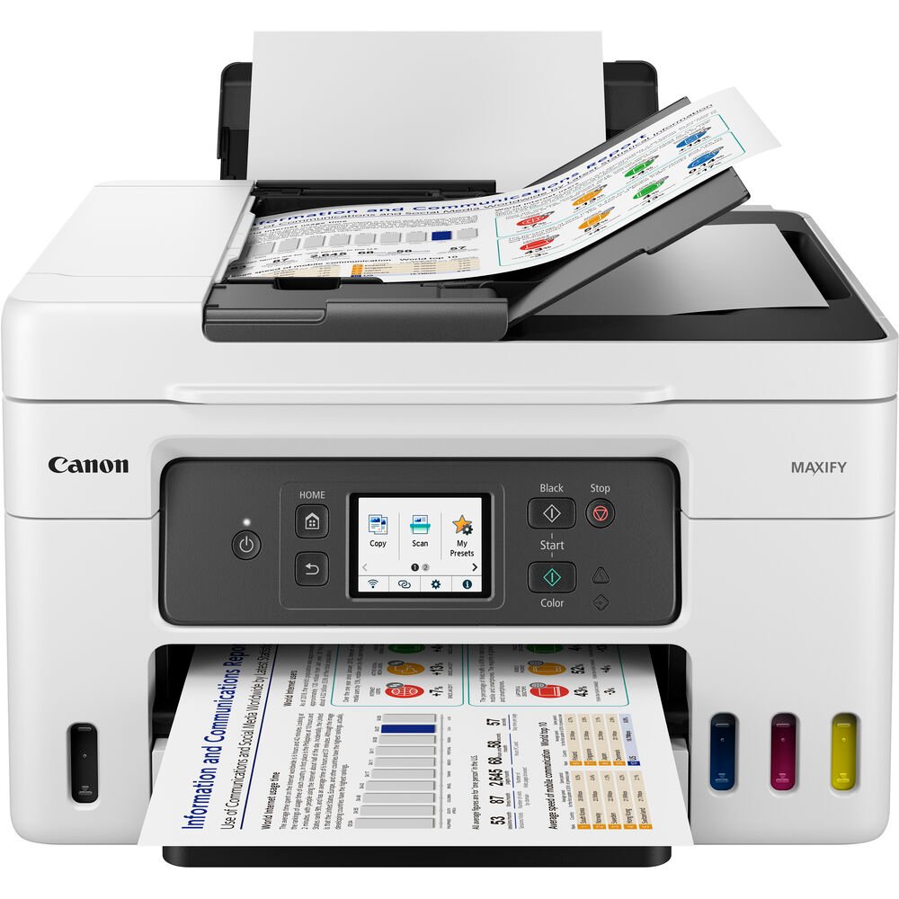 Canon MegaTank MAXIFY GX4020 Wireless All-in-One Printer with 2-Years Ink Included