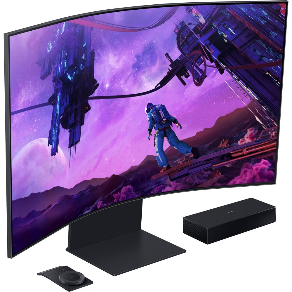 Samsung Odyssey Ark 2nd Gen 55" 4K HDR 165 Hz Curved Gaming Monitor