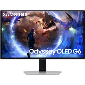 Samsung Odyssey QD-OLED G6 G60SD 27" 1440p 360 Hz Gaming Monitor (Silver)
