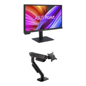 ASUS ProArt Display PA24US 23.6" 4K HDR Monitor & Ergo Monitor Arm AAS01 Kit