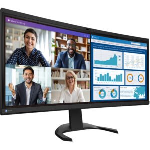 EIZO FlexScan EV3450XC 34.1" 1440p Curved Ultrawide Video Conferencing Monitor (Black)