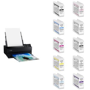 Epson SureColor P900 17" Photo Printer Kit with Full Set of Ink