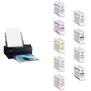 Epson SureColor P900 17" Photo Printer with Matte Black Ink Set