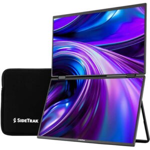 Luxor SideTrak Solo Book 15.6" Stacked Dual Monitor