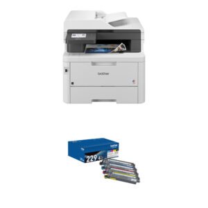 Brother Wireless MFC-L3780CDW Digital Color All-in-One Printer with Standard-Yield Toner Cartridges Kit