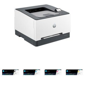 HP 3201DW Color LaserJet Pro Printer with Four High-Yield LaserJet Toner Cartridges Kit
