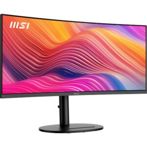 MSI Modern MD342CQP 34" 1440p HDR 120 Hz Ultrawide Curved Monitor Kit (Black, 2-Pack)