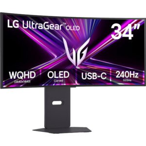 LG UltraGear OLED 34GX900A-B 34" 1440p HDR 240 Hz Curved Ultrawide Gaming Monitor