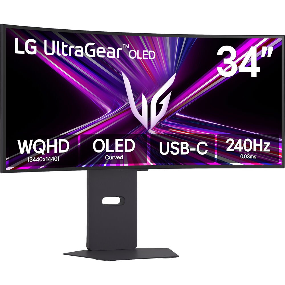 LG UltraGear OLED 34GX900A-B 34" 1440p HDR 240 Hz Curved Ultrawide Gaming Monitor