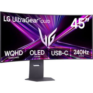 LG UltraGear OLED 45GX900A-B 44.5" 1440p HDR 240 Hz Curved Ultrawide Gaming Monitor