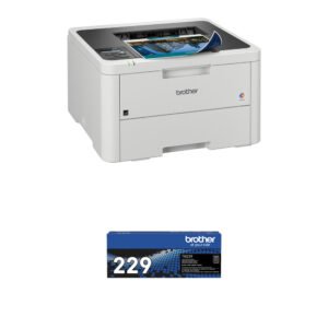 Brother Wireless HL-L3220CDW Compact Digital Color Printer with TN229BK Standard-Yield Black Toner Cartridge Kit