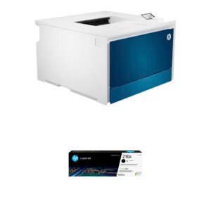 HP Color LaserJet Pro 4201dw Wireless Printer with HP 210X High-Yield Black Laser Toner Cartridge Kit