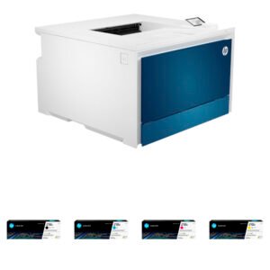 HP Color LaserJet Pro 4201dw Wireless Printer with High-Yield Black and Color Laser Toner Cartridges Kit