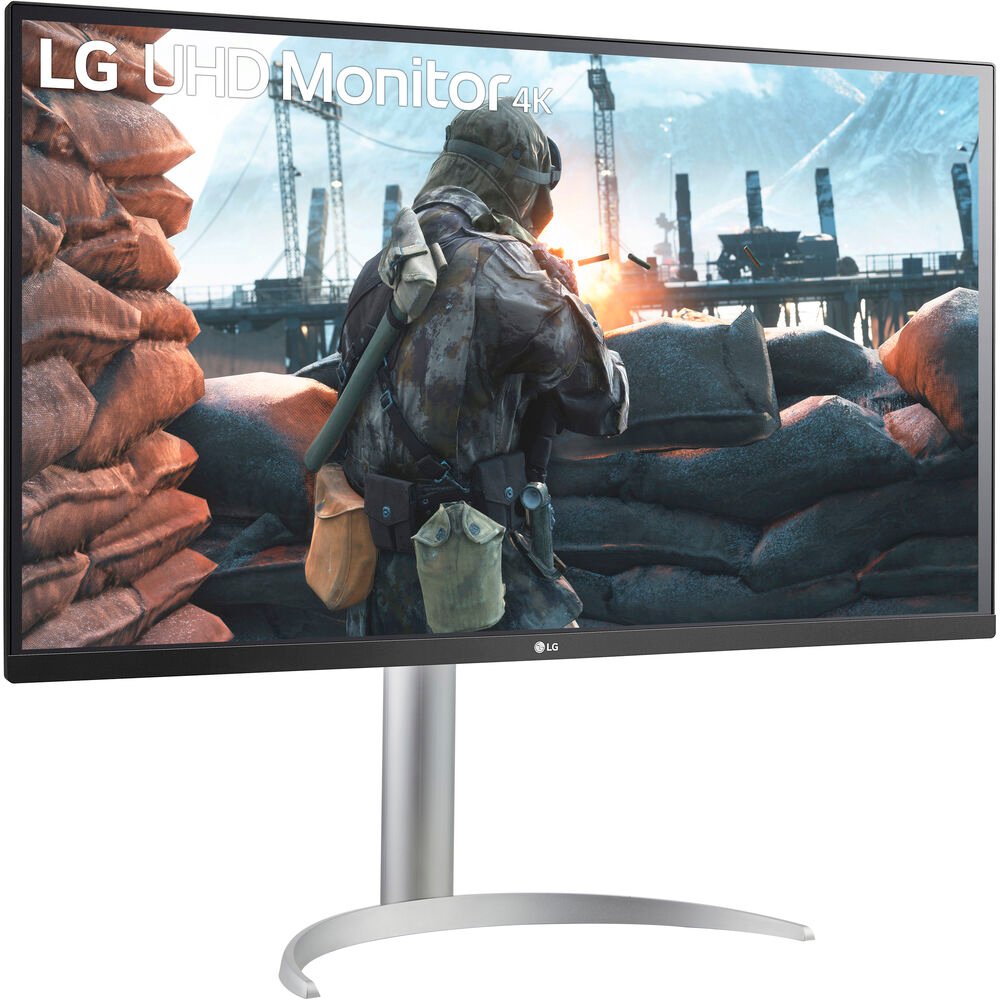 LG 32BP55U-B 31.5" 4K UHD HDR Monitor (Black/White/Silver)