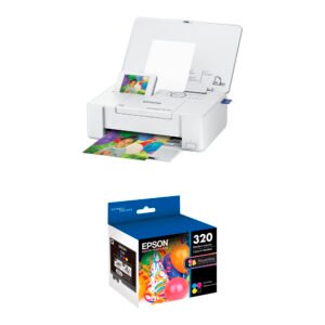 Epson PictureMate PM-400 Personal Photo Lab with Epson 320 Standard-Capacity Color Ink Cartridge Kit