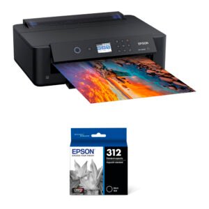 Epson Expression Photo HD XP-15000 Inkjet Printer with T312 Black Claria Photo HD Ink Cartridge Kit