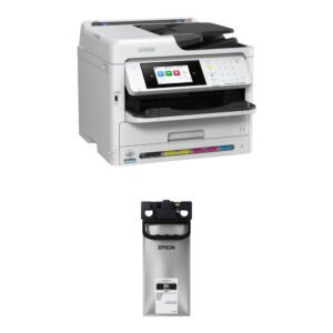 Epson WorkForce Pro WF-C5890 Wireless Color MFP Inkjet Printer with One DURABrite Ultra T10Y100 Extra High Capacity Black Ink Pack
