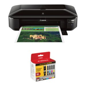 Canon PIXMA iX6820 Wireless Inkjet Printer with PGI-250XL & CLI-251 5-Cartridge Ink Tank Value Pack Kit