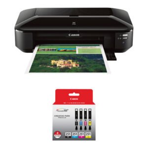 Canon PIXMA iX6820 Wireless Inkjet Printer with CLI-251 4-Color Ink Pack Kit