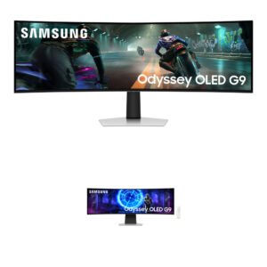 Samsung Odyssey QD-OLED 49" 1440p Curved Gaming Monitor Kit