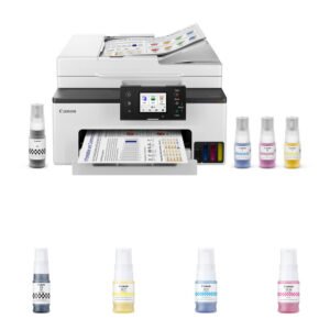 Canon MAXIFY GX2020 Wireless MegaTank All-In-One Color Printer with Four GI-25 Ink Bottles Kit