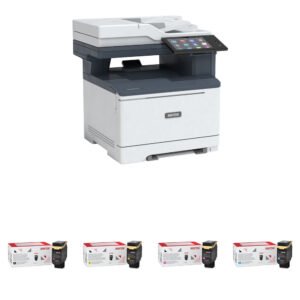 Xerox VersaLink C415 Color Multifunction Printer with Four High-Capacity Toner Cartridges Kit