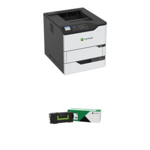 Lexmark MS821dn Monochrome Laser Printer with High-Yield Toner Cartridge Kit