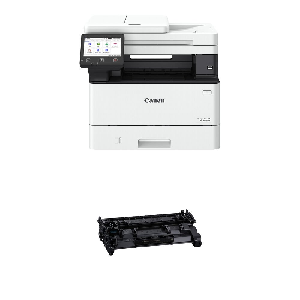 Canon imageCLASS MF465dw II All-in-One Wireless Monochrome Laser Printer with 070 Standard-Capacity Black Toner Cartridge Kit
