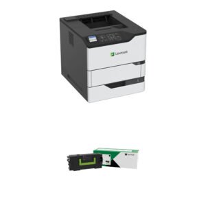 Lexmark MS821dn Monochrome Laser Printer with Standard Toner Cartridge Kit