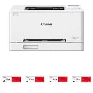 Canon imageCLASS LBP646Cdw Wireless Color Laser Printer with Four 075 High-Capacity Toner Cartridges Kit