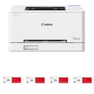 Canon imageCLASS LBP646Cdw Wireless Color Laser Printer with Four 075 Standard-Capacity Toner Cartridges Kit
