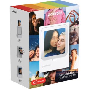 Polaroid Hi-Print 3x3 Pocket Photo Printer with 10 Sheets of Paper