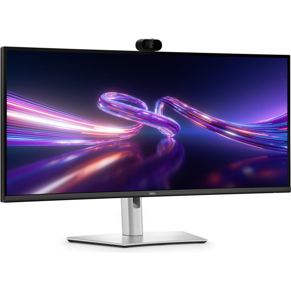 Dell Pro P 34" WQHD USB-C Hub Curved Webcam Monitor