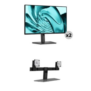 Dell Dual Dell Pro P 24" Full HD IPS Monitors & Stand Kit