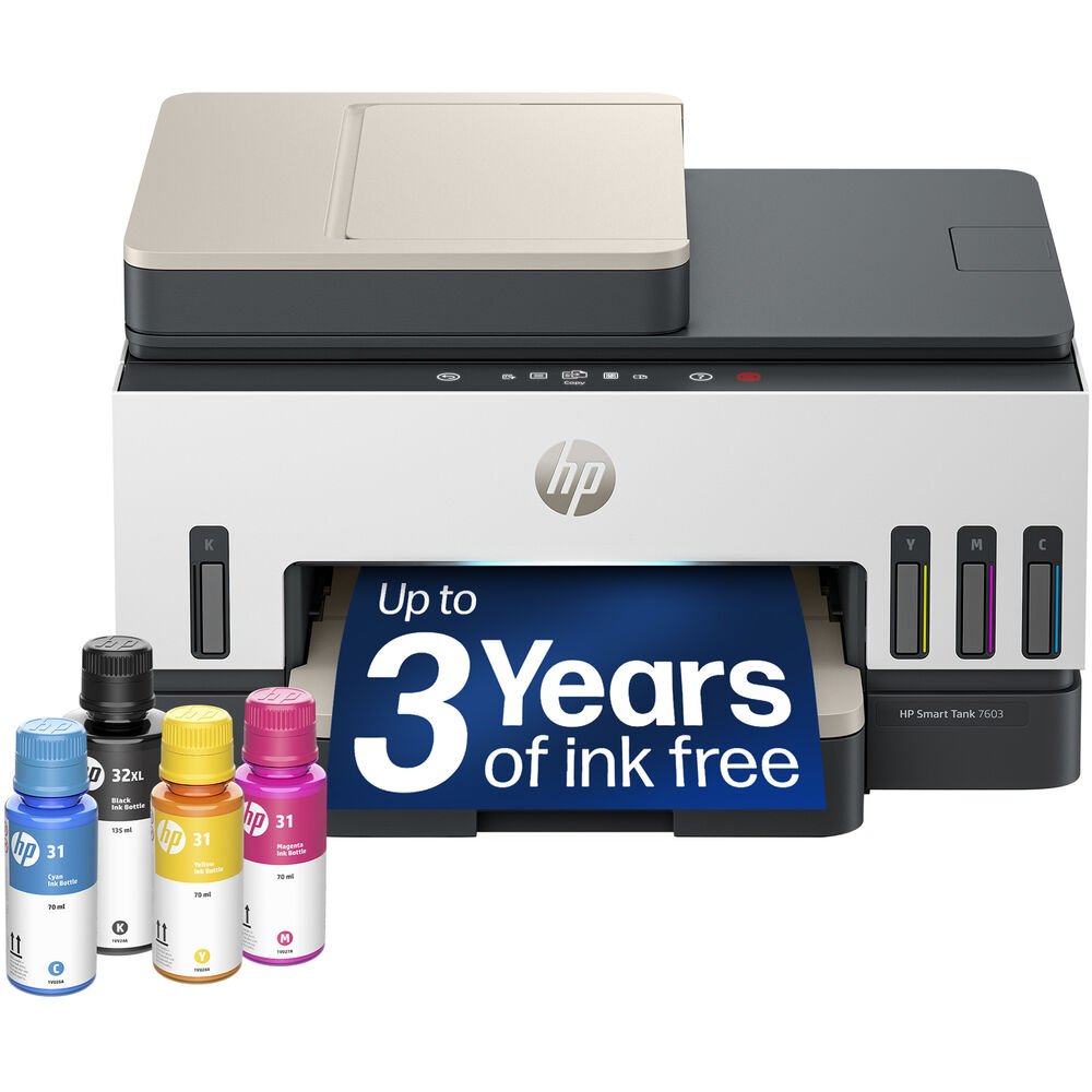 HP Smart Tank 7603 All-in-One Inkjet Color Printer (Portobello)