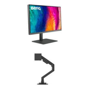 BenQ 27" DesignVue PD2706U 4K Designer Monitor & Ergo Arm Kit (Black)