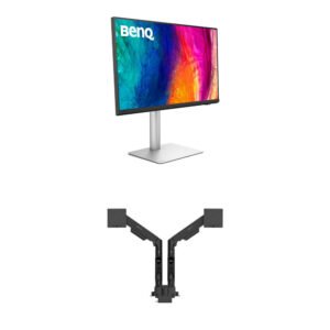 BenQ Dual 27" PD2730S 5K Designer Monitor & Ergo Arm Kit