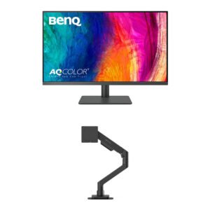 BenQ 31.5" DesignVue PD3205U 4K Designer Monitor & Ergo Arm Kit (Black)