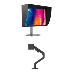 BenQ 27" PD2770U 4K Color Management Monitor & Ergo Arm Kit (Black)