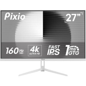 Pixio PX27U Wave Creator 27" 4K HDR 160 Hz Gaming Monitor (White)