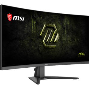 MSI MAG 346CQDF E20 34" 1440p HDR 200 Hz / 720p HD 400 Hz Dual Mode Ultrawide Curved Gaming Monitor