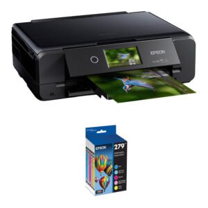 Epson Expression Photo XP-980 Wireless All-in-One Wide-Format Printer with 279 Claria Ink Cartridge Multi-Pack Kit