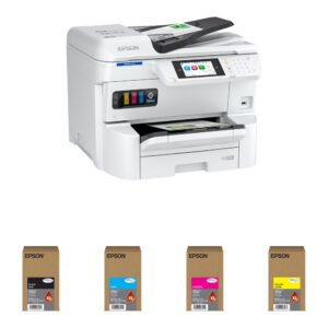 Epson WorkForce Pro EM-C7100 Multifunction Color Printer with T13U High-Capacity Ink Cartridges Kit