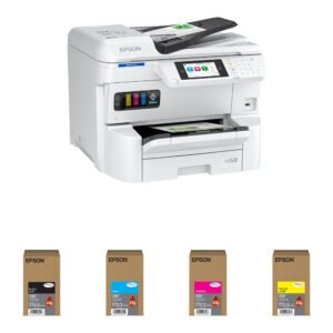 Epson WorkForce Pro EM-C7100 Multifunction Color Printer with T13V High-Capacity Ink Cartridges Kit