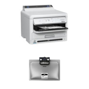 Epson WorkForce Pro WF-M5399 Monochrome Printer with Extra-High-Capacity Black Ink Pack Kit