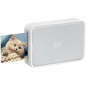 Hanin PIX22 Wireless Portable Photo Printer with Photo Paper (Gray)