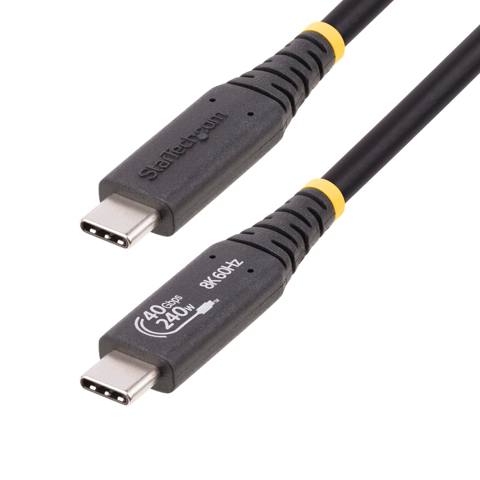 3ft (1m) USB4 Cable 40Gbps, 240W (5A) Power Delivery, 8K 120Hz/4K 240Hz DP2.1 DP40 DSC1.2a, USB-IF Certified USB-C Cable - Thunderbolt